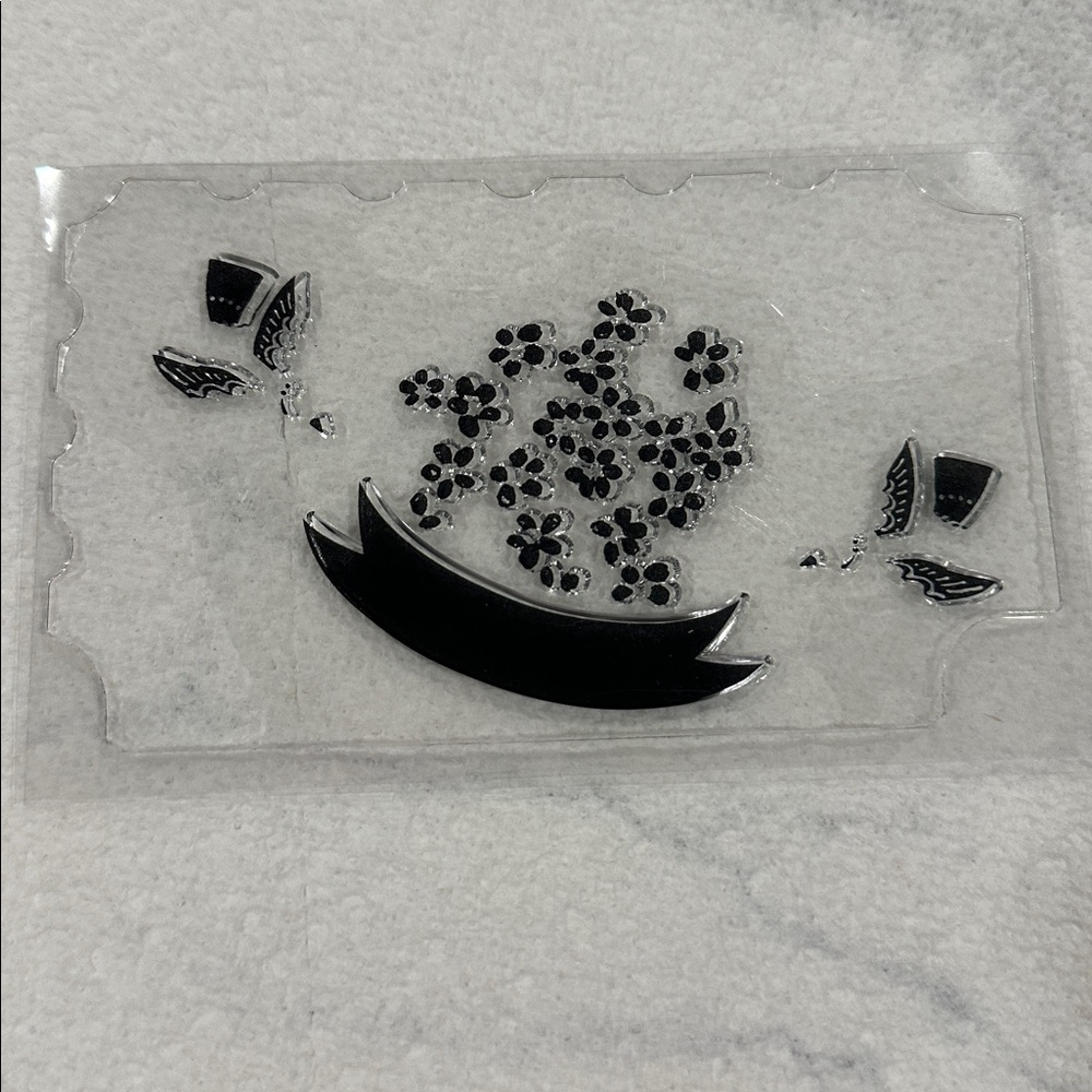Clear Stamp Collection with Floral and Sentiment Designs - Picture 9 of 9